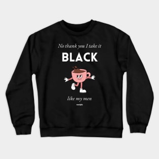 Airplane: Black Coffee Crewneck Sweatshirt